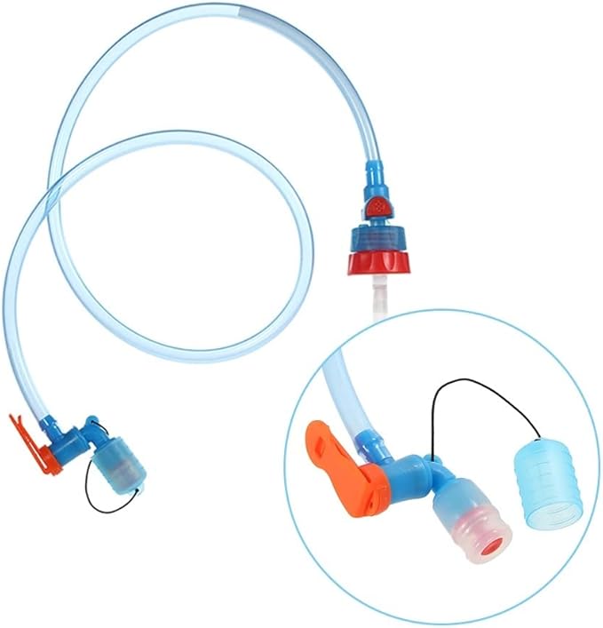 DONGKER Drink Tube Kit,Water Bottle Drink Tube Reservoir Pack Backpack System Hose Kit for Hydration Bladder Backpack