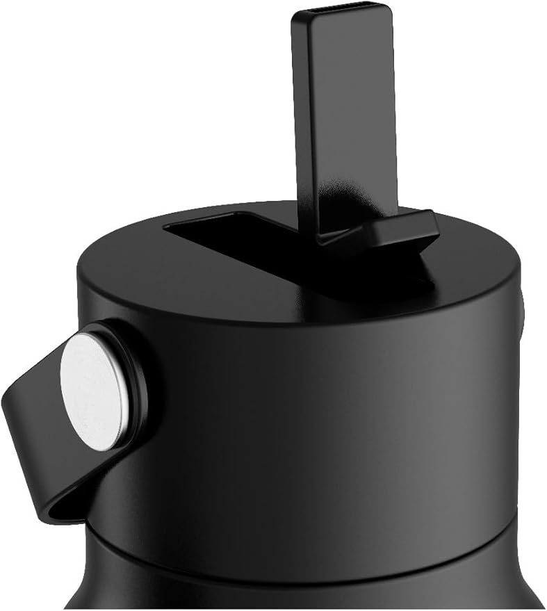 Smart Water Bottle with Premium Bluetooth Speaker, Portable Charger, LED Light, Hands-Free Mic, Insulated Stainless Steel, Straw Lid, BPA-Free, 20oz - Mix & Match Colorways