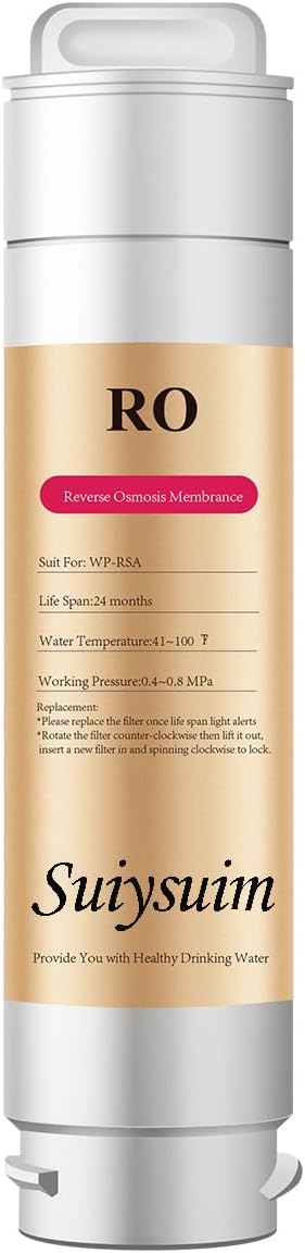 RO Replacement Water Filter for WP-RSA, 24 Months lifespan-2nd Stage
