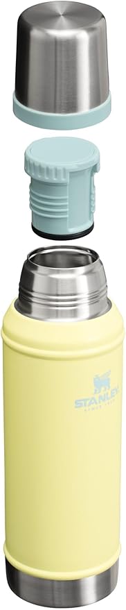 Stanley Classic Vacuum Insulated Wide Mouth Bottle -BPA-Free 18/8 Stainless Steel Thermos for Cold & Hot Beverages