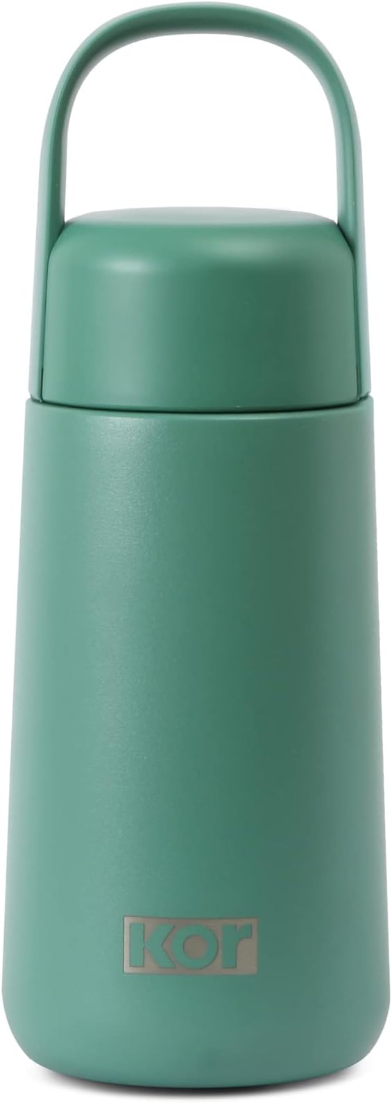 KOR Melrose 12oz Double Wall Insulated Water Bottle - Keeps Beverages Hot for 12hrs, Cold for 24hrs - Stainless Steel Design - Contoured Perfect Spout for Drinking
