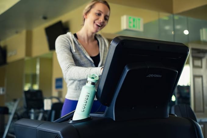 Coldest Water Bottle with Standard Mouth Straw Lid Metal Thermos Vacuum Insulated Stainless Steel l Reusable Leak Proof Cupholder Flask (21 oz, Astro Purple)