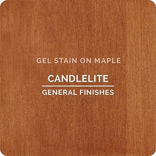 General Finishes Oil Base Gel Stain, 1 Quart, Candlelite