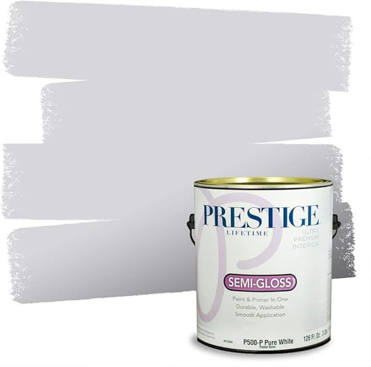 PRESTIGE Interior Paint and Primer in One, East Wind, Semi-Gloss, 1 Gallon