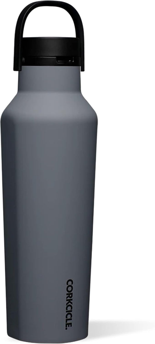 Corkcicle Sport Canteen Insulated Tumbler, Hammerhead, 20 oz – Reusable Water Bottle Keeps Beverages Cold for 25 Hours & Hot 12 Hours – Cupholder Friendly Tumbler with Screw-On Cap