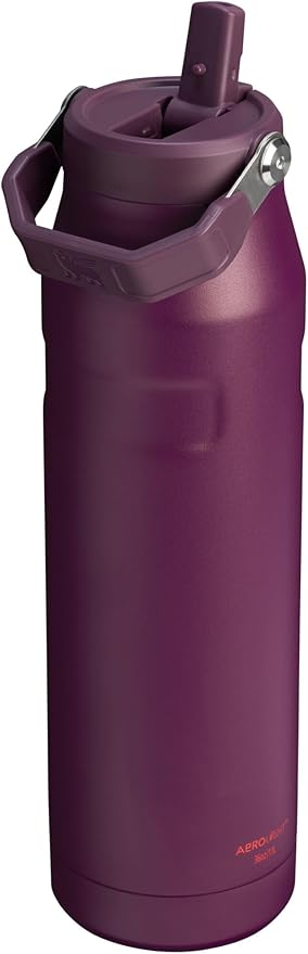 Stanley IceFlow Flip Straw 2.0 Water Bottle| Built-In Straw with Larger Opening | Lightweight & Leak-Resistant | Insulated Stainless Steel | BPA-Free