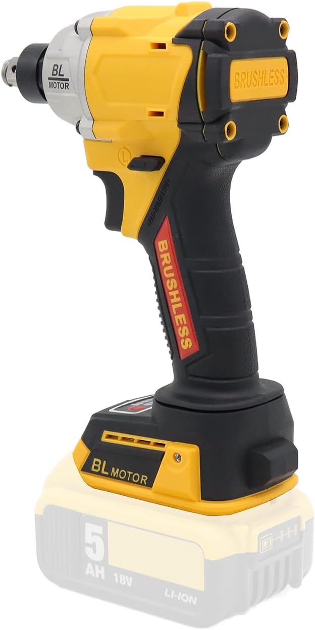 FSYAO 1/2 350Nm dual-purpose cordless impact wrench, 1/4 impact driver, brushless wrench driver. (body only, no battery included)