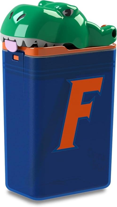 Reusable Water Bottle | Officially Licensed NCAA Sports Bottle |BPA Free | Dishwasher Safe | University of Florida | Albert Gator Officially Licensed NCAA - 8oz