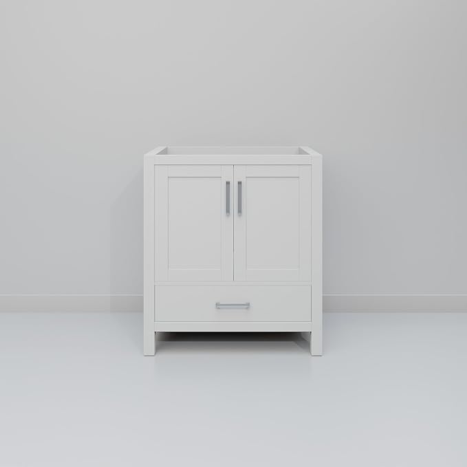 Big Sur 30 in. W X 22 in. D White Single Bath Vanity Cabinet Without Countertop