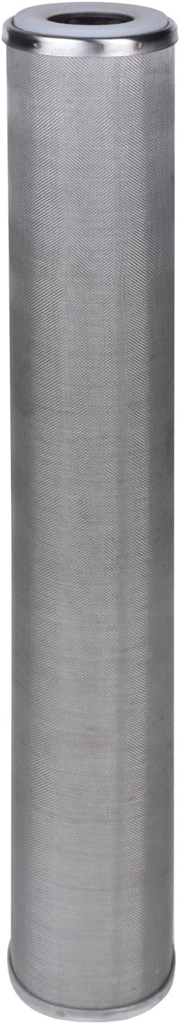 Amwater Stainless Steel Re-Cleanable Wire Mesh Filter Cartridge 20 "Length,2.5 "OD(200 Micron)