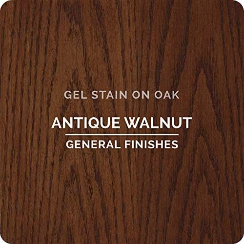 General Finishes Oil Base Gel Stain, 1 Pint, Antique Walnut