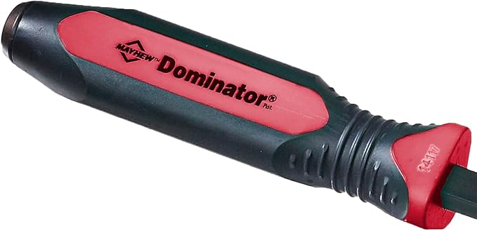 Mayhew Tools 14117 Dominator Pro Curved Pry Bar, 36", Red