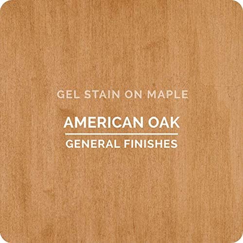 General Finishes Oil Base Gel Stain, 1 Quart, American Oak