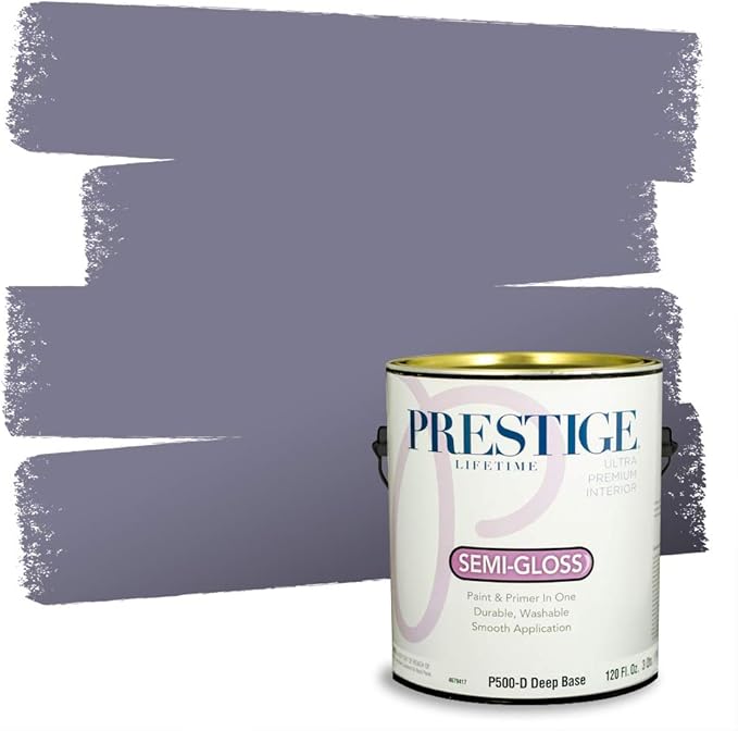 PRESTIGE Interior Paint and Primer in One, Bangle, Semi-Gloss, 1 Gallon