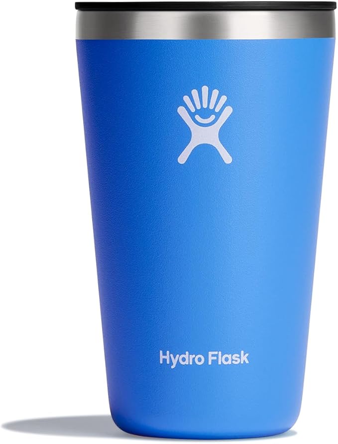 Hydro Flask All Around Stainless Steel Tumbler with Lid and Double-Wall Vacuum Insulation