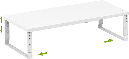 Expandable,Stackable Spice Rack,Seasoning Organizer and Storage,Spices Jar Racks for Cabinet,Countertop, Metal Pantry, Cupboard,Laundry Storages,Heavy Duty(1 PACK/LARGE/WHITE)