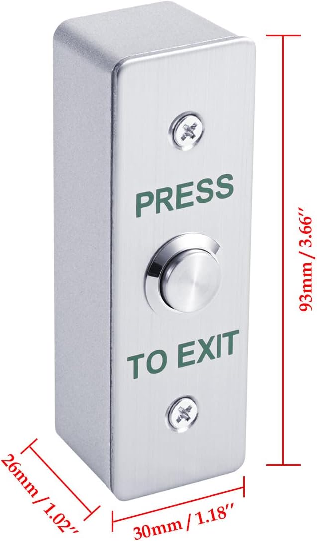 Electric Drop Bolt Lock with 4 Remote Controls Fail Secure Door Access Control Kit with Power Supply and Exit Button Easy DIY Install for Home/Office Security