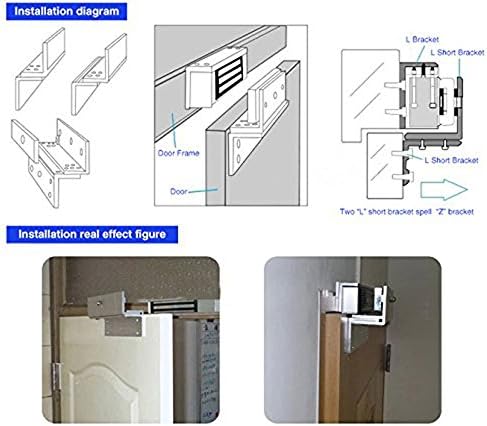 MENGQI-CONTROL 7'' LCD Video Door Phone Intercom Systems Via Password Open Door 600lbs Electronmagnetic Lock Access Control & Power Unit & ZL Bracket Full Kits