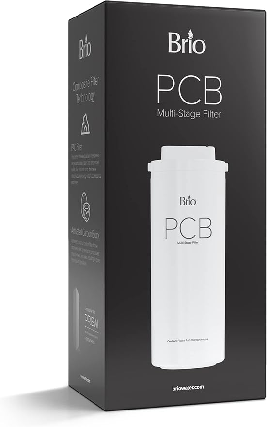 Brio PCB 3-Stage Water Filter Replacement for Filtration System TROE600PRISM (Pack of 2)