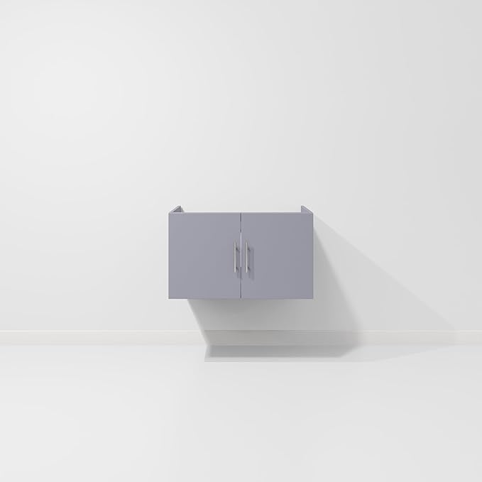 Sonoma 30 in. W X 22 in. D Dark Grey Single Bath Vanity Cabinet Without Countertop