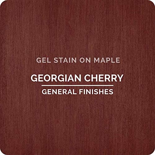 General Finishes Oil Base Gel Stain, 1/2 Pint, Georgian Cherry