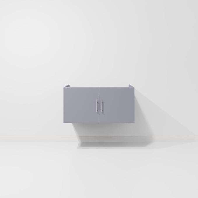 Sonoma 36 in. W X 22 in. D Dark Grey Single Bath Vanity Cabinet Without Countertop