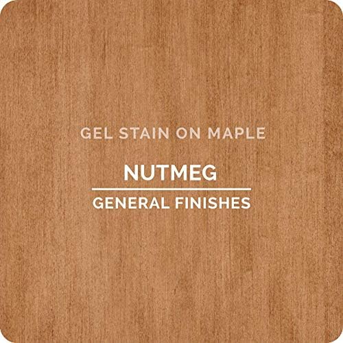 General Finishes Oil Base Gel Stain, 1 Pint, Nutmeg