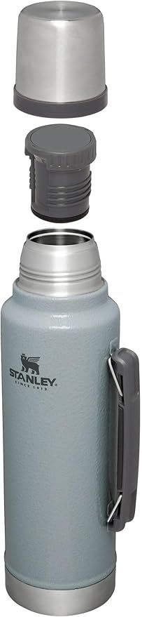 Stanley Classic Vacuum Insulated Wide Mouth Bottle -BPA-Free 18/8 Stainless Steel Thermos for Cold & Hot Beverages