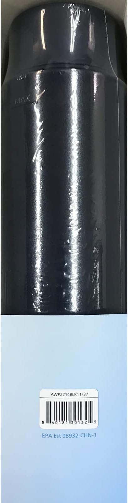 PHILIPS Water GoZero Active BPA-Free Water Bottle with Fitness Tap Water Filter, Sport Squeeze Water Bottle, Lightweight, 32 oz with Fitness Filter, Blue