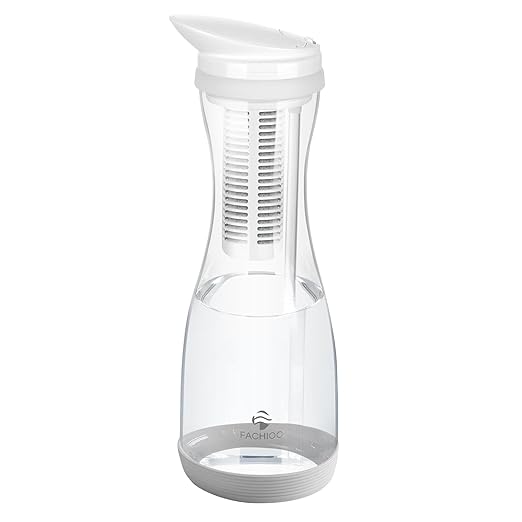 Glass Water Filter Pitcher with Non-Slip Mat,211 Gallons Long-Life,1.3L,BPA Free,Removes Lead,Chlorine,Rust,Odors,Microplastics,Gray