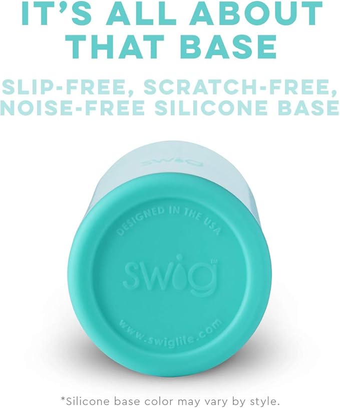 Swig Life 26oz Insulated Water Bottle with Straw & Flip + Sip Handle | Leak Proof, Dishwasher Safe, Cup Holder Friendly, Stainless Steel Water Bottle (Get Crackin)