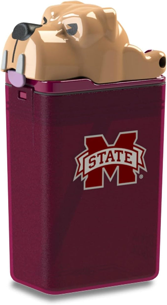 Reusable Water Bottle | Officially Licensed NCAA Sports Bottle |BPA Free | Dishwasher Safe | Mississippi State University | Bully Mascot Officially Licensed NCAA - 8oz