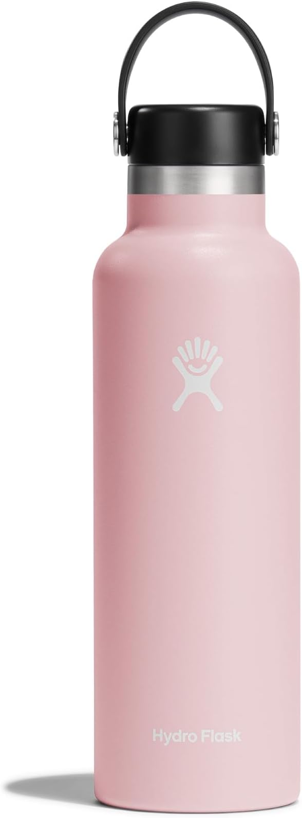 Hydro Flask Stainless Steel Standard Mouth Water Bottle with Flex Cap and Double-Wall Vacuum Insulation
