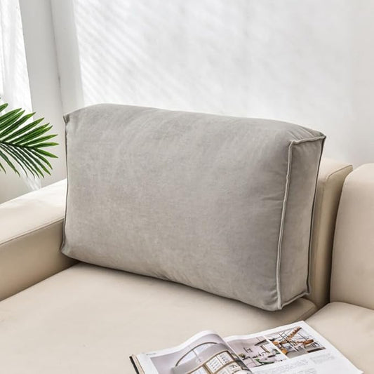 Headboaard Reading Pillow Detachable and Washable Backrest Cushion Pillow Soft and Comfortable Couch Pillows,Suitable for Courtyard Chairs,Sofas,Chairs,Bay Windows,Etc