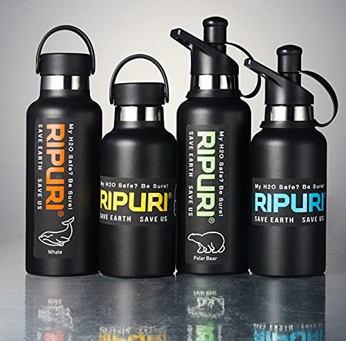 Classic 20oz Vacuum Insulated Stainless Steel Water Bottle with Filter Camping Hiking Backpacking Outdoor Emergency