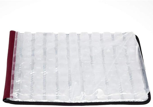 FlexiFreeze Party Mat Chiller - Food Cooling Buffet Cooler for Cold Serving Red (19" x 15")