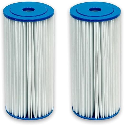 CFS COMPLETE FILTRATION SERVICES EST.2006 Compatible for HDX HDX4PF4 Pleated High Flow Whole House Water Filter: Reduces Sediment - 30 Micron Water Filters 2 Pack