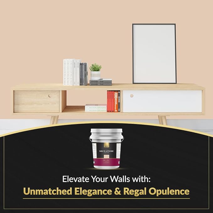 EVOLVE Signature Paint & Primer: Luxury Paint & Primer for Indoor & Outdoor Surfaces, Minimal Odor, Eggshell Sheen (Sand Beige, 5 Gallon)