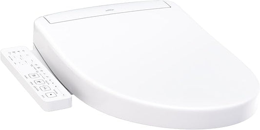 TOTO® WASHLET® S2 Electronic Bidet Toilet Seat with Instantaneous Water Heating, PREMIST and EWATER+ Wand Cleaning, Elongated, Cotton White - SW3346#01