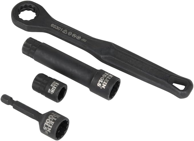 Klein Tools 65300 KNECT 32-Piece Pass Through Socket Set, SAE Impact Socket Set with MODbox Case, 1/4-Inch Drive, Sockets, Bits and Accessories