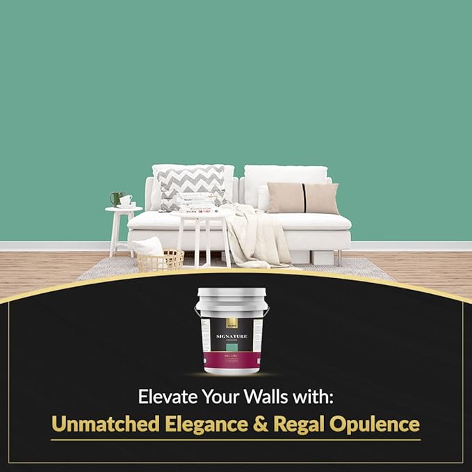 EVOLVE Signature Paint & Primer: Luxury Paint & Primer for Indoor & Outdoor Surfaces, Minimal Odor, Eggshell Sheen (Mint Green, 5 Gallon)