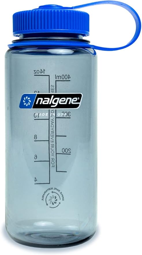 Nalgene Sustain Tritan BPA-Free Water Bottle Made with Material Derived from 50% Plastic Waste, 32 OZ, Wide Mouth