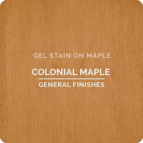General Finishes Oil Base Gel Stain, 1 Pint, Colonial Maple