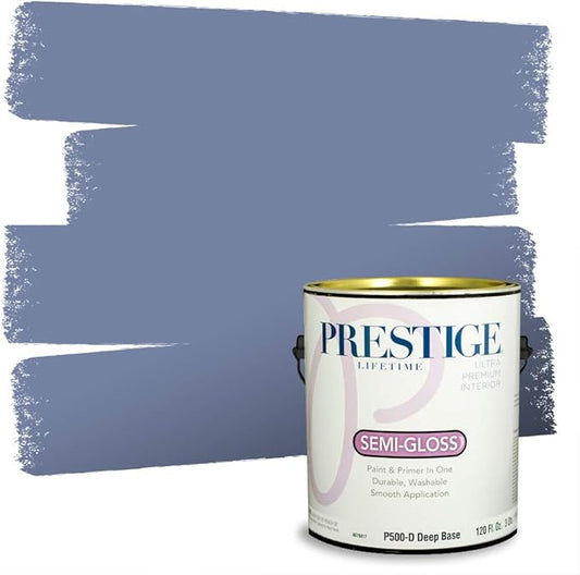 PRESTIGE Interior Paint and Primer in One, Twlight, Semi-Gloss, 1 Gallon