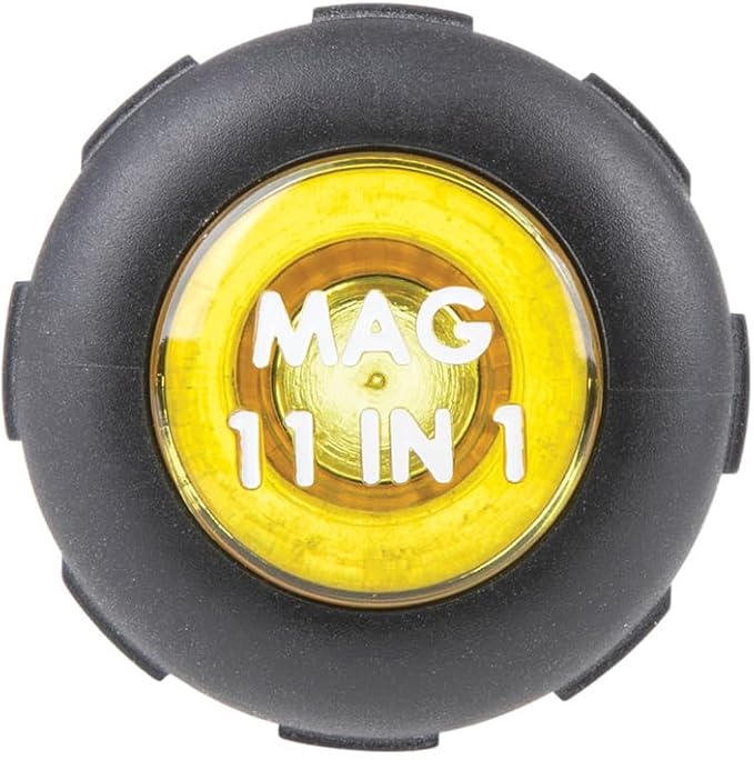 Klein Tools 32500MAG Magnetic Multi-Bit Screwdriver / Nut Driver, 11-in-1 Multi Tool with 8 Bits, 3 Nut Driver Sizes, Cushion Grip Handle