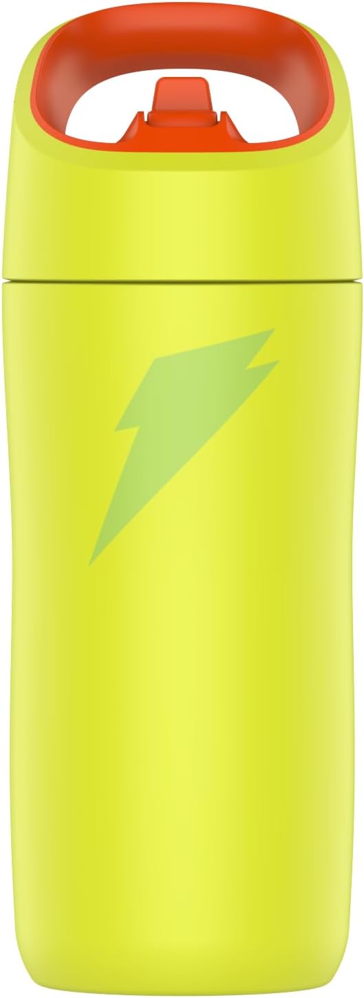 Gatorade Kids' Rookie Metal Water Bottle, 12oz, Stainless Steel Bottle, Double-Wall Insulation, Vacuum Insulated, Thermo Mug