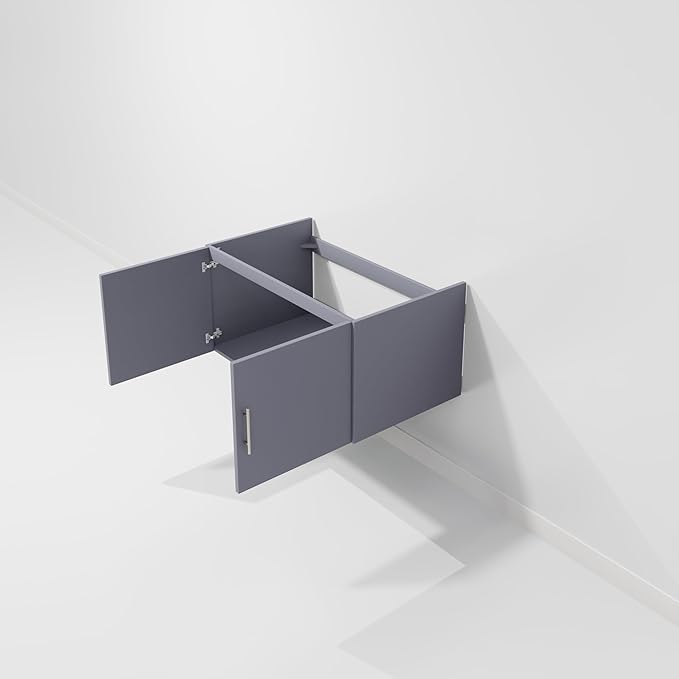 Sonoma 36 in. W X 22 in. D Dark Grey Single Bath Vanity Cabinet Without Countertop