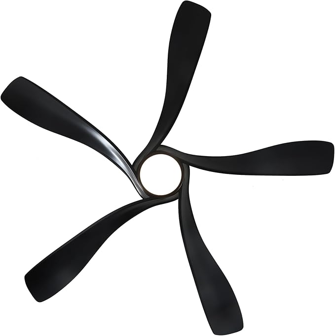 Fergus 5-Blade Lighted Ceiling Fan with LED Lamp with Remote