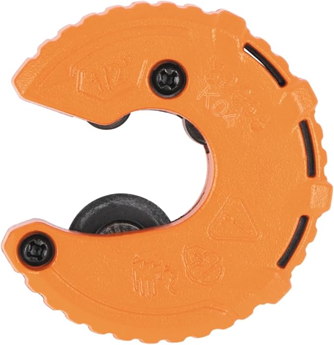 Klein Tools 50048 C-Style Copper Tubing Cutter Set with 1/2, 3/4, and 1-Inch Cutters, MODbox Case, Ultra-Compact for Tight Spaces, 3-Piece