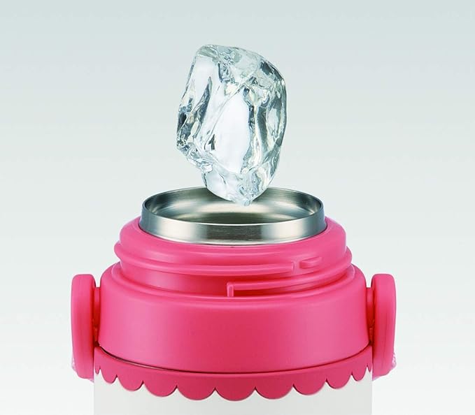 Skater SDPV5-A Children's Stainless Steel Water Bottle, Direct Drinking, 16.2 fl oz (480 ml), Kitty Snack Time, Kid-friendly Lightweight Type, For Girls, Cold Insulation, Sanrio, 3D Printed